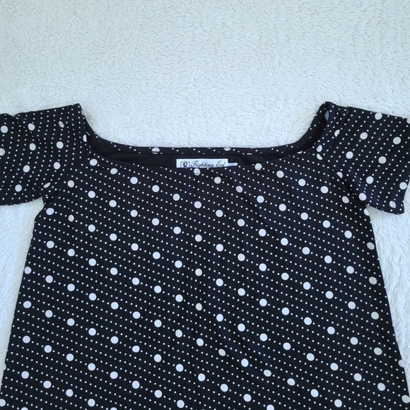 Fighting🤼 Eel Top Love❤ in Diagonal Dots - NWT - Picture 3 of 12